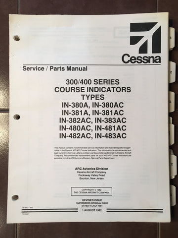 ARC IN-380A, IN-381A, IN-382AC, IN-383AC, IN-480AC, IN-481AC, IN-482AC, IN-483AC Svc manual.