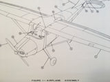 1950 Cessna 170A Parts Manual, 1966 Edition.