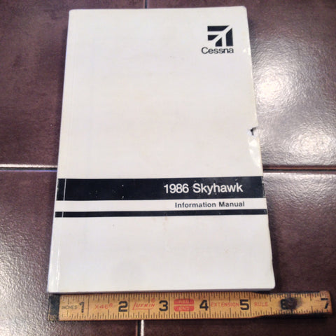 1986 Cessna 172P Skyhawk Information Manual.