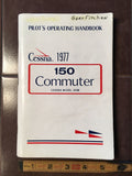 1977 Cessna 150 Pilot's Operating Handbook Manual. POH.