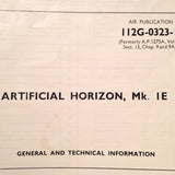 Artificial Horizon Gyro Mk. 1E Technical Manual.  Sperry, Smith, Circa 1969.