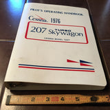 1976 Cessna Turbo Skywagon T207 POH, Pilot's Operating Handbook.