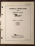 Bendix Harness 10-320077-5, 10-320095-1 & 10-320178-1 Overhaul Parts Manual.