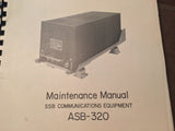 SunAir SSB Model ASB-320 Operation, Install & Service Repair Parts Manual.