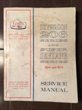 1969-1970 U206D TU206D P206D TP206D U206E TU206E P206E TP206E Service Manual
