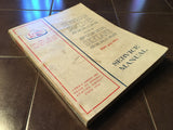 1969-1970 U206D TU206D P206D TP206D U206E TU206E P206E TP206E Service Manual