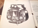 1944 Bosch DF18RU-2 and DF18LU-2 Magneto Service & Parts Booklet Manual.
