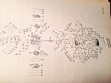 1944 Bosch DF18RU-2 and DF18LU-2 Magneto Service & Parts Booklet Manual.