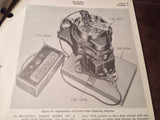 1945 American Bosch Magneto SF9LU-3 & SF9LC-3 Service & Parts Booklet Manual.