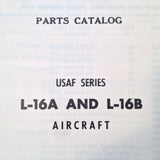 1947-1955 L-16A and L-16B Parts Manual. aka Aeronca.