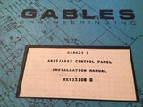 Gables G6862 ADF Control Head Install Manual.