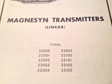 1950 Eclipse-Pioneer Linear Magnesyn Transmitters Overhaul Manual.
