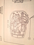 1945 Eclipse 493 Electric Propeller Governor Control Head Service, Overhaul & Parts Manual.