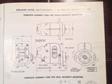 Eisemann Model AM-4 Magnetos Service & Repair Booklet,