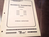 1950s Pioneer (Linear) Magnesyn Transmitters 22000 22001 22002 22005 22008 22009 22101 22102 Overhaul Booklet.