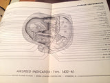 1943 Bendix Pioneer Sensitive Airspeed Indicator 1432-A1 Overhaul Manual.