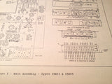 1950s Eclipse-Pioneer Amplifier & Signal Generator 15401, 15405, 15406 Parts Manual.