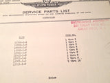 1950s Eclipse-Pioneer Controller 15700, 15701, 15711 Parts Manual.