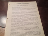 1941 Bendix Pioneer General Install & Service Instructions for 60 Hz Autosyn Equipment Booklet.