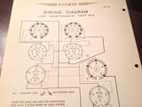 1941 Bendix Pioneer General Install & Service Instructions for 60 Hz Autosyn Equipment Booklet.