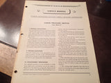 1943 Bendix Pioneer Cabin Pressure Switch 10064-1-A Service Manual.