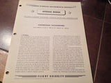 1944 Bendix Pioneer Centrifugal Tachometers 2000-A1/A3/B3/C1, 2001-A1/B1, 2002-A1/B1 & 2003-A1 Overhaul Manual.