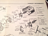 1944 Bendix Pioneer Centrifugal Tachometers 2000-A1/A3/B3/C1, 2001-A1/B1, 2002-A1/B1 & 2003-A1 Overhaul Manual.