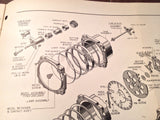 1944 Bendix Pioneer Centrifugal Tachometers 2000-A1/A3/B3/C1, 2001-A1/B1, 2002-A1/B1 & 2003-A1 Overhaul Manual.