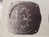 1949 Lewis Single Temperature Indicators Jet Exhaust K-3 & K-7 Overhaul Manual.