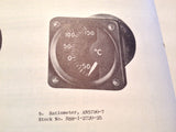 1951 Lewis Engineering Thermometer Indicator Ratiometer 47B34N & 47B52N Service, Overhaul & Parts Manual.