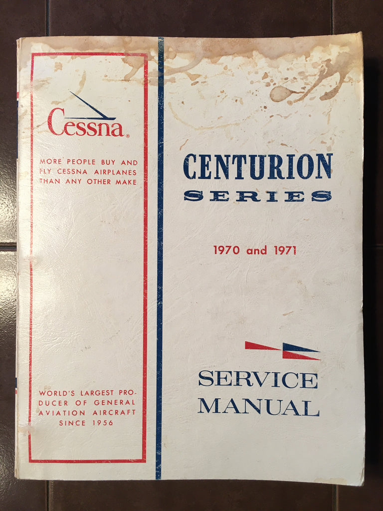 1970-1971 Cessna 210 Service Manual.