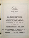 1963-1971 Cessna 180 & 185 Parts Manual.