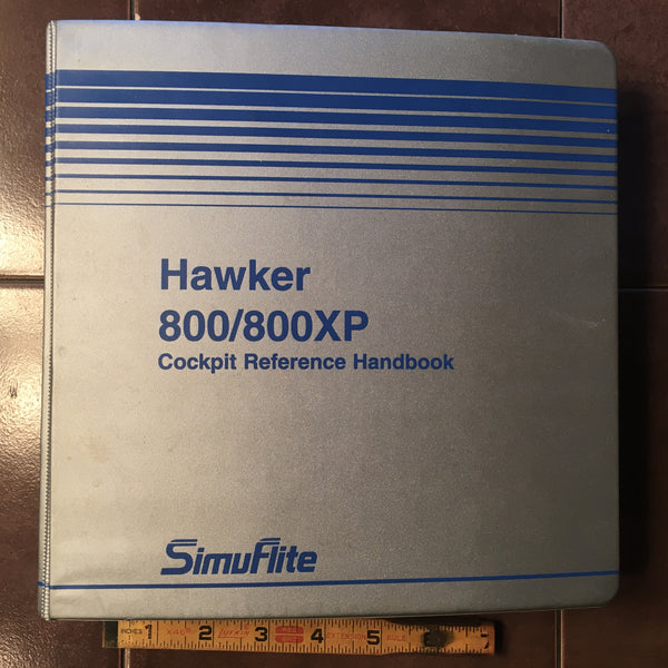 SimuFlite Hawker 800 & Hawker 800XP Cockpit Reference Manual. G's Plane Stuff