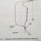 Bell 206L Air Induction Reverse Flow Baffles Service Manual.