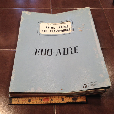 Edo-Aire RT-787 and RT 887 Transponders Service & Parts Manual
