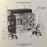Collins 161E-1 Mode Coupler Overhaul & Parts Manual.