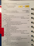 Falcon 2000 Emergency/Abnormal Procedures Pilot Checklist.