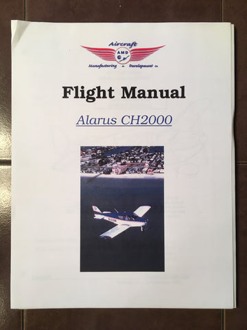Zenair Alarus CH-2000 Flight Manual.