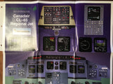 Canadair CL-65 Regional Jet Instrument Panel Poster.
