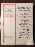 Electrical Wiring Manual for 1969-1972 C-177RG, 182, 210, 337,  1969-1970 P206, TP206 & 1971 U206.