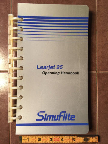 Learjet 25 Operating Handbook.