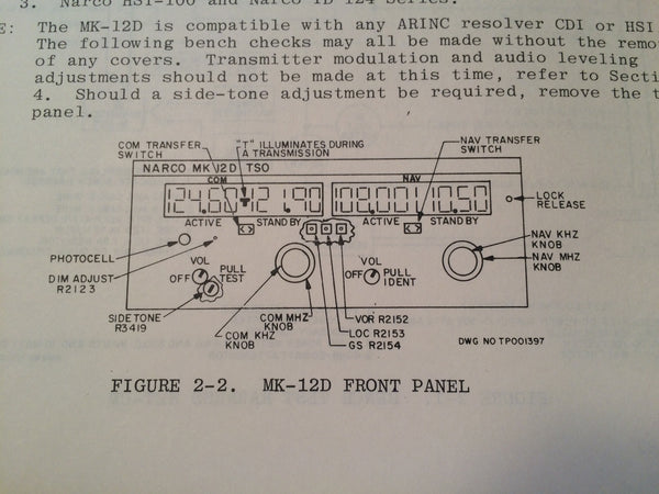 Narco Mk-12D Install Manual. – G's Plane Stuff