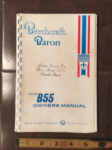 Beechcraft Baron B55 Owner's Manual.