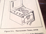 1951 Lewis Engineering Thermometer 77B203 Service Booklet Manual.
