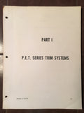 Edo Piper Manual & Electric Pitch Trim Systems P.E.T-1 and P.E.T-2 Service Manual.
