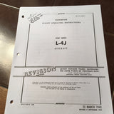 1945 Piper Cub L-4J Flight Operating Instructions