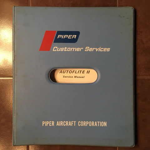 Edo Piper AutoFlite II Autopilot Service Manual.