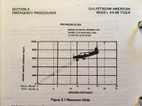 1977, 1978, 1979 Gulfstream Aerospace AA-5B Tiger Pilot's Operating Handbook.