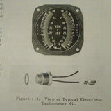 Bendix Electric Tachometers Installation Instructions.  Circa 1965.