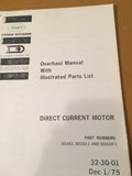 EEMCO D2163, D2163-1, D2839-1 Motor Overhaul & Parts Manual.